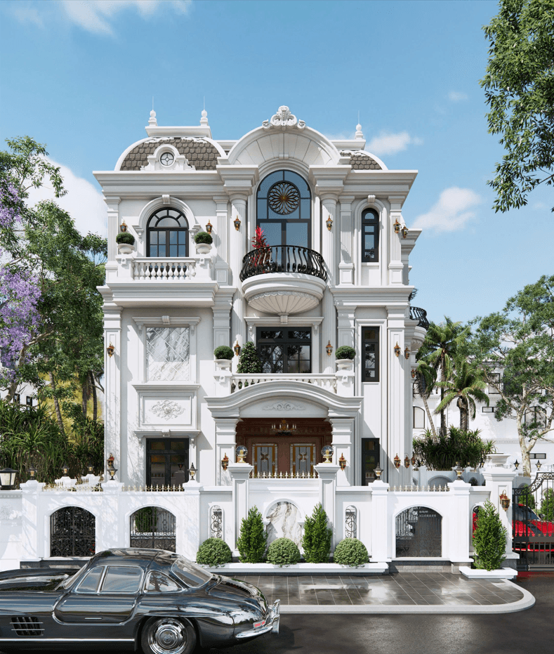 Biệt thự hoàn thiện với sân vườn